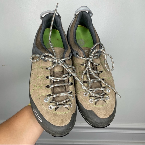 Salewa Mountain Trainer Laguna Bamboo Hiking Boot Sneaker Womens 7.5 - Picture 2 of 11